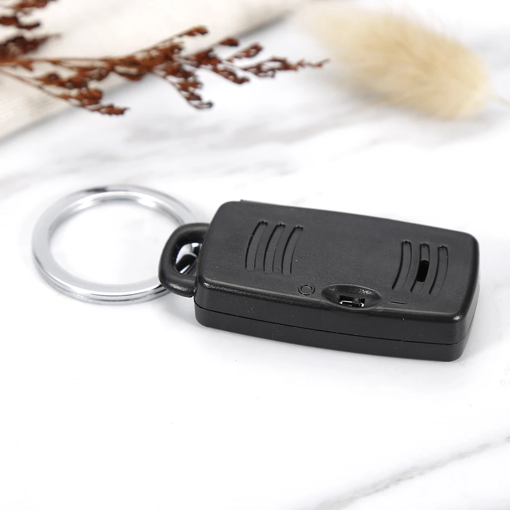 1PC Anti-Lost LED Key Finder Find Locator Keychain Whistle Beep Sound Control Torch