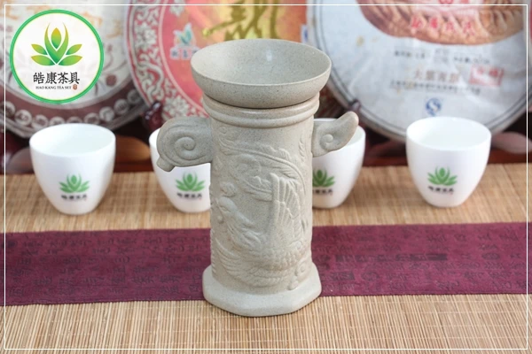 

Kung fu tea set filter Dragon and phoenix bringing prosperity tea strainer
