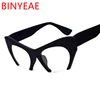 Vintage Black Cat Eye Reading Glasses Women Men Half Frame Eyeglasses Anti Blue Light Rays Farsightedness Transparent Glasses ► Photo 3/6