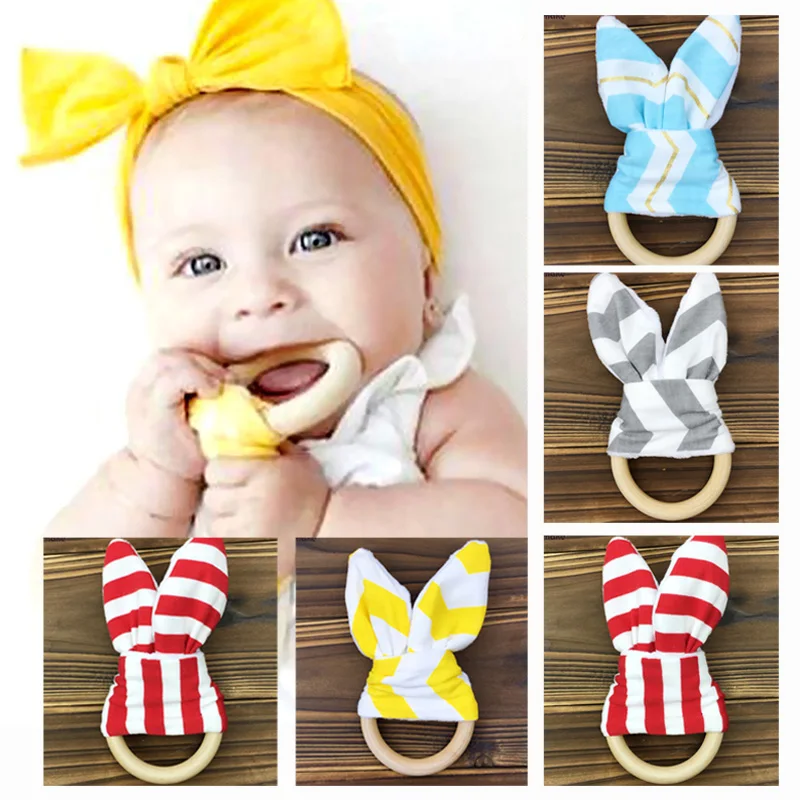 Buy Let's Make Organic Teething Rings Bunny Ear