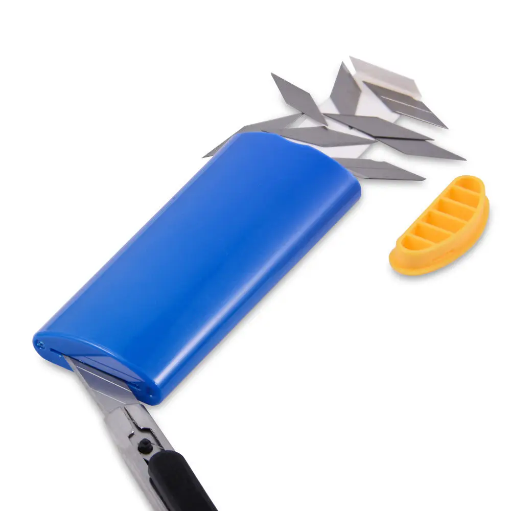 

EHDIS Trash 30 Degree Snap off Blade Disposer Pocket for Knife Blade Paper Vinyl Film Wrapping Cutter Cutting Knife Storage Box