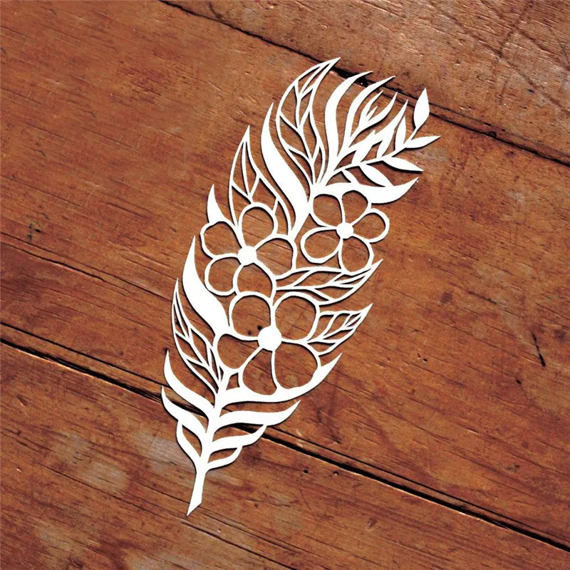 

Feather Metal Cutting Dies New 2019 for Craft Dies Scrapbooking Album Stencil Embossing Die Cut Decoration