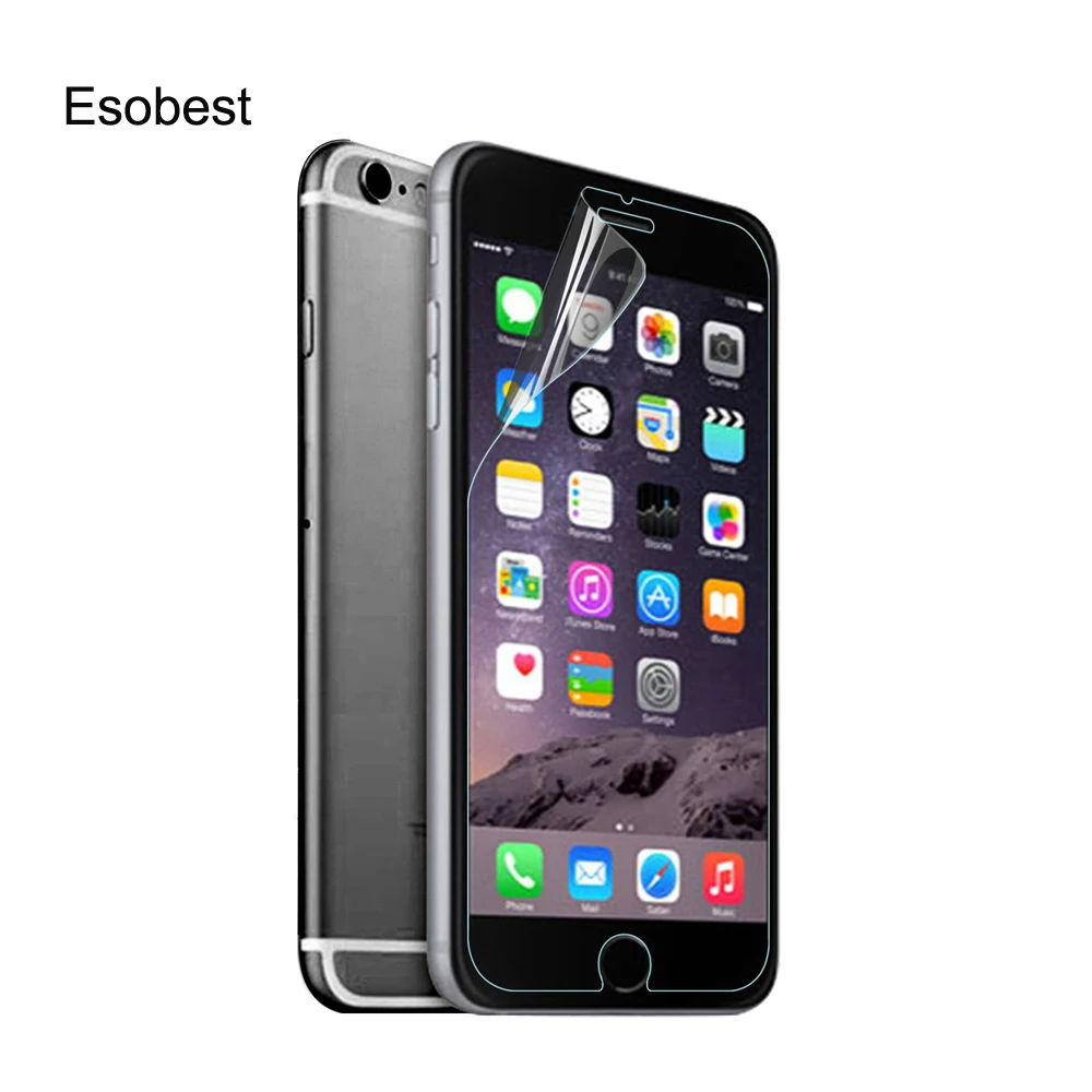 

Clear Screen Film for iPhone, Front and Back HD Screen Protector, Full Body Guard, iPhone 5, 6, 7, 8 Plus, X, XS, Max, Xr, 10Pcs