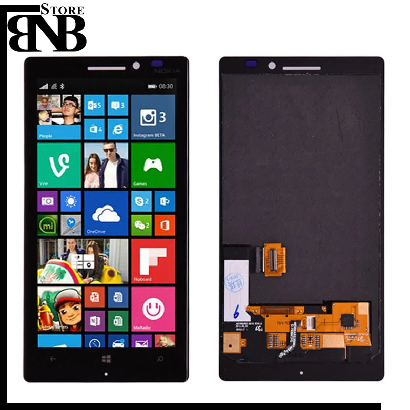 Для Nokia Lumia 930 ЖК-дисплей с кодирующий преобразователь сенсорного экрана в сборе