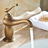 Grifo de lavabo de baño de bronce antiguo mezclador de latón de cobre sólido de lujo estilo europeo Tap para grúa banheiro YT-5061 ► Foto 2/6