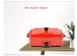 Meatball аппарат для барбекю мульти-функциональный Электрический hotpot противень железная пластина горящая фритюрница shabu