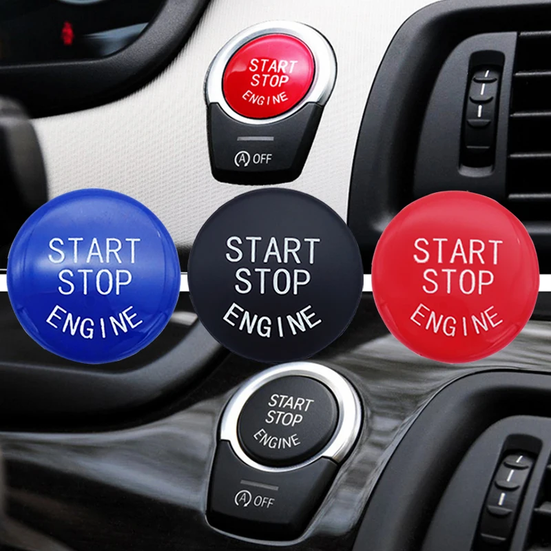 

Car Engine Start Stop Button Switch Cover for BMW 3 5 6 7 Series X3 for F02 F10 F18 F25 F30 F35 Start button Stop button switch
