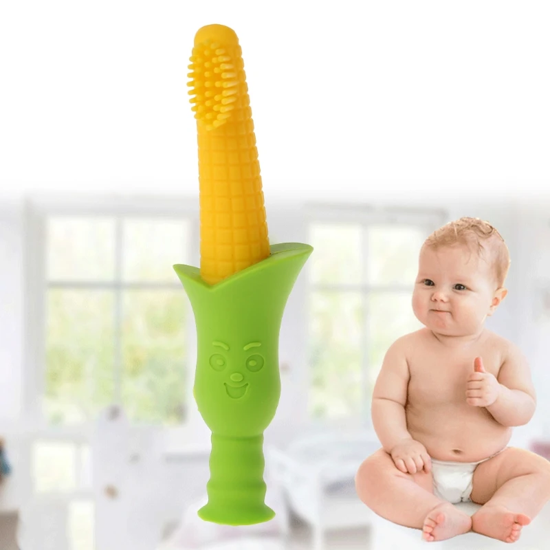 Baby Teether Pacifier Corn Teething Nursing Silicone BPA Free