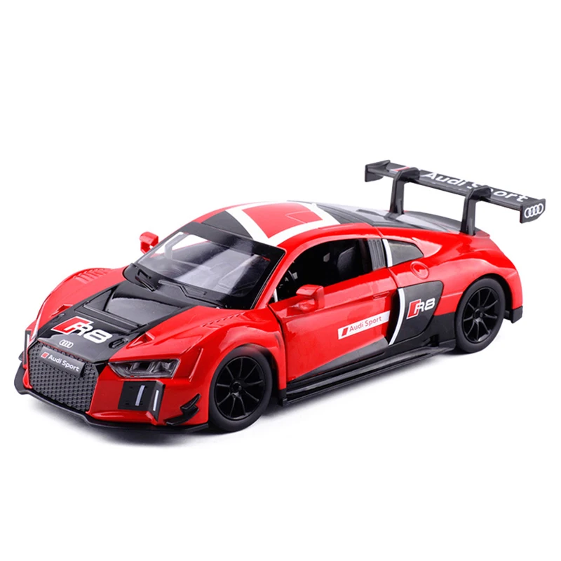 Высокая моделирования 1:24 Масштаб новый Audi R8 LMS сплава Спорт Модель автомобиля металлический литой игрушки для детей подарки коллекция