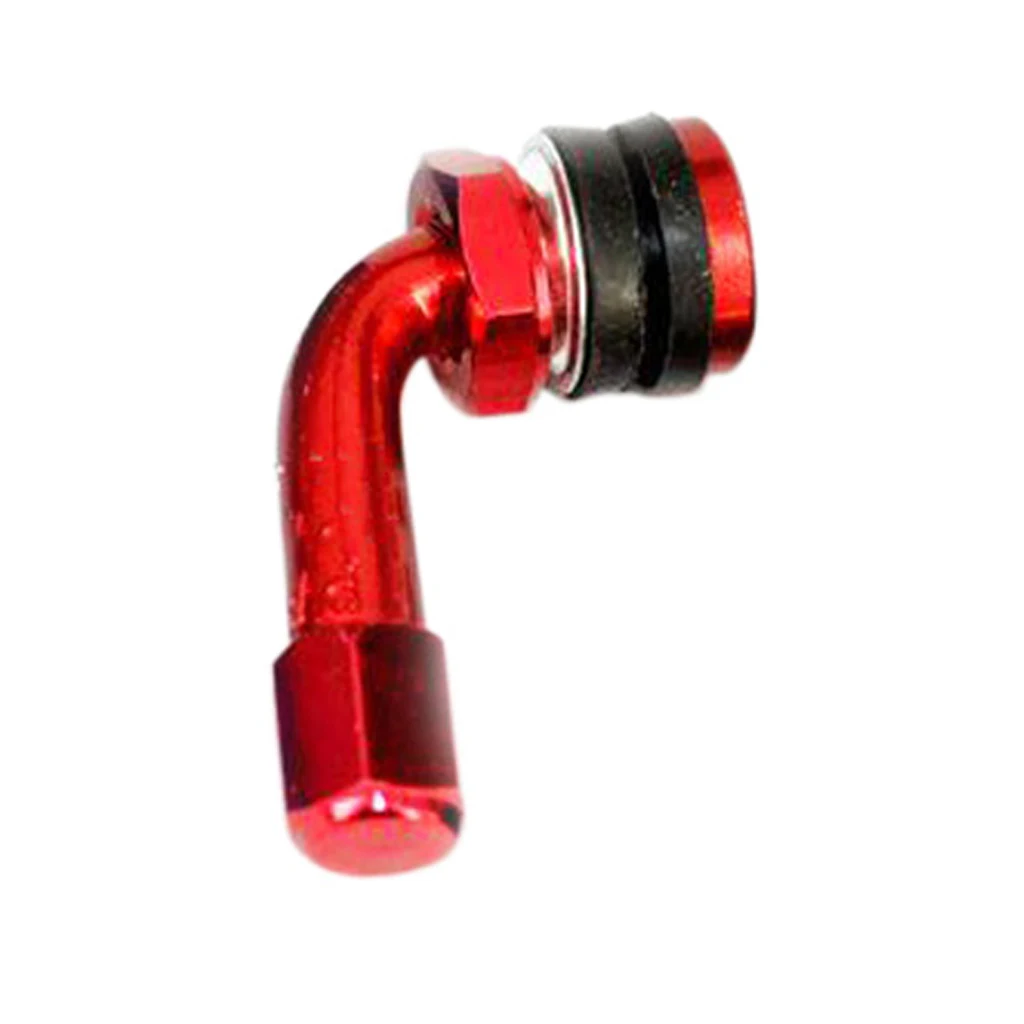 Dovewill Motorcycle Motorbike Scooter CNC 90 Degree Angle Wheel Rim Tire Valve Stem Motorcycle Valve Stems 