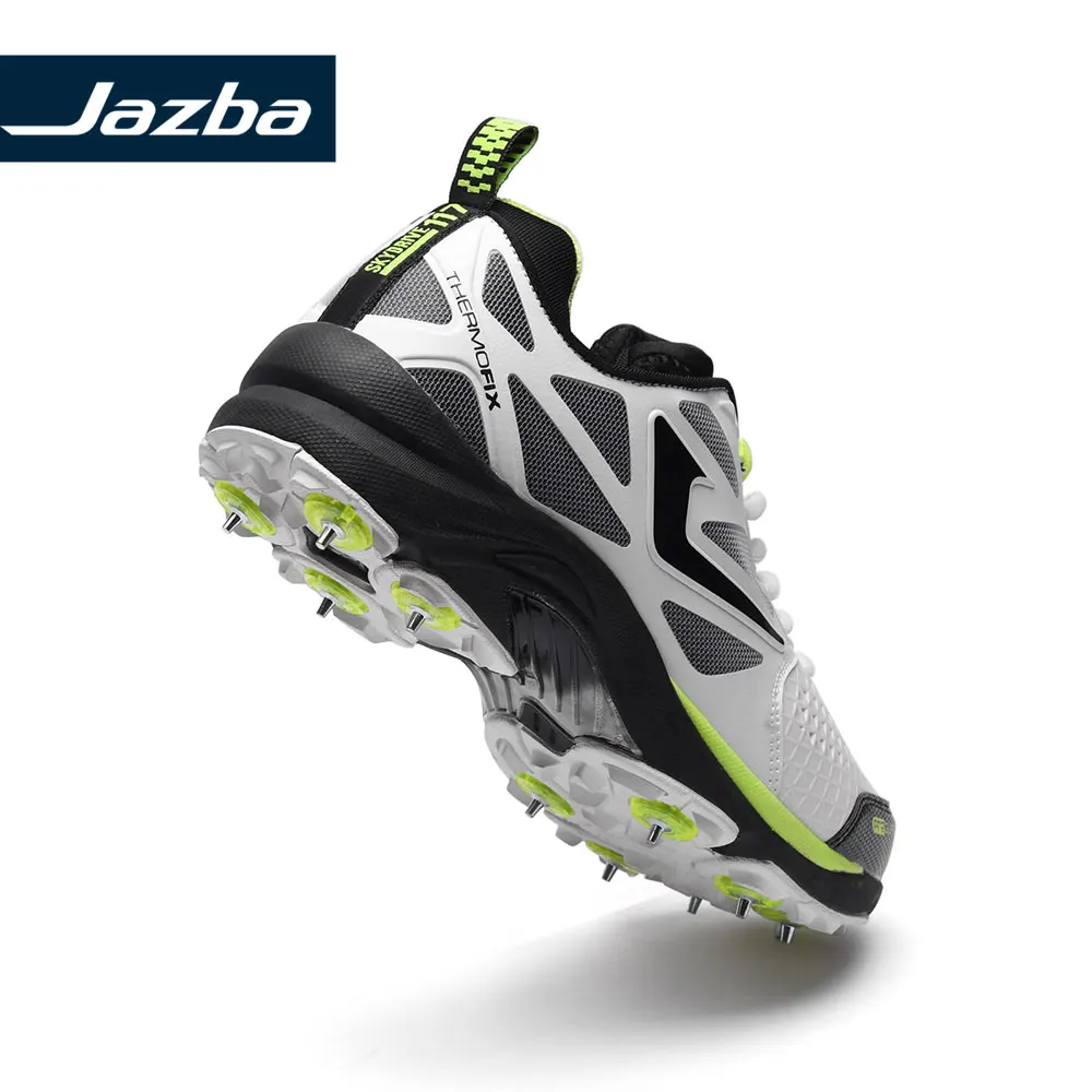Jazba SKYDRIVE ل 117 الرجال الكريكيت متعددة سبايك المهنية ضوء أحذية رياضية المعادن المربط في الهواء الطلق واقية أحذية تدريب Jazba SKYDRIVE ل 117 الرجال الكريكيت متعددة سبايك المهنية ضوء أحذية رياضية المعادن المربط في الهواء الطلق واقية أحذية تدريب