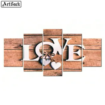 

Square full 5d diy diamond painting LOVE icon sticker new 5 spell diamond mosaic home decoration crafts