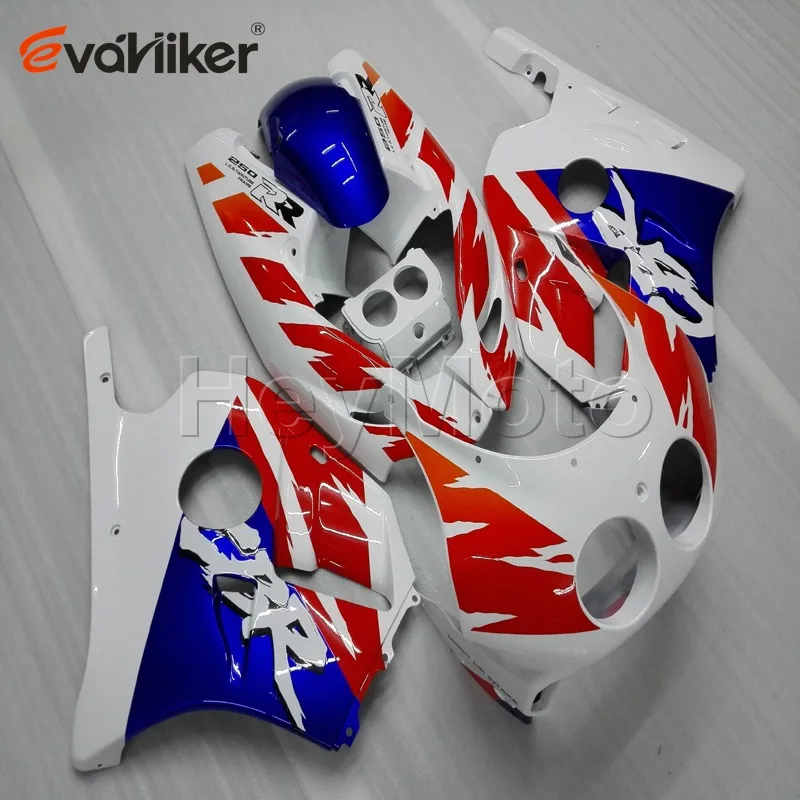 

ABS motorcycle fairing for CBR250 RR MC22 1990 1991 1992 1993 1994 1995 1996 1997 1998 1999 blue red white Injection mold