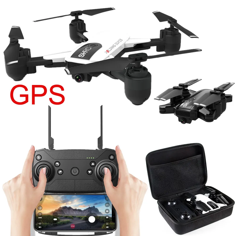 

WIFI 720 FPV 18min Flight Time GPS Flow Me Foldable Selfie Drone RC Quadcopter Gift 2018 Brusting Airplanes Christmas gift