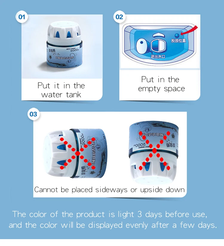 1 бутылка, очиститель для унитаза, магический автоматический промывочный очиститель для туалета, помощник для очистки голубых пузырей, дезодорирует уборную в ванной комнате