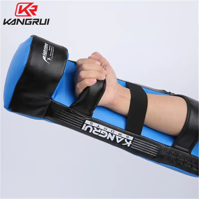 Искусственная кожа фитнес-тхэквондо Каратэ Кикбоксинг armguard цели для ног защита рук ручная мишень armfuls arc armguard - изображение