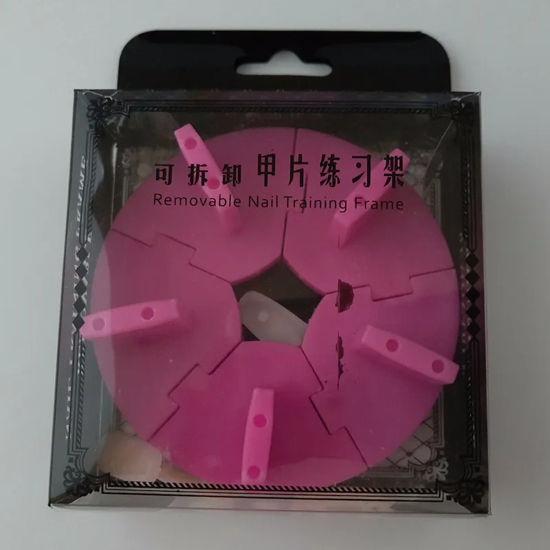 1pcs-nail-training-frame-100pcs-false-tips-Professional-Nail-Trainer-Tool-Adjustable-Nail-Art-frame-Practice (3)