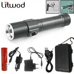 Litwod Z20S-001 XM-L Q5 светодио дный Портативный Алюминий фонарик Спорт света с Магнитная для кемпинга открытый выберите 16850 Батарея