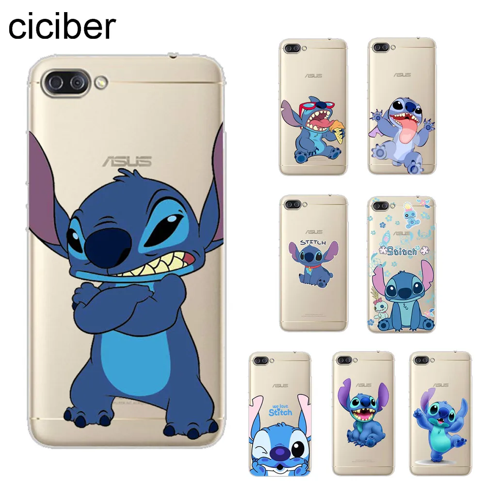 

ciciber Cute Stich Stitch Cover For ASUS ZenFone Live L1 V 3 GO Zoom S For ASUS ZenFone MAX Lite Plus Pro M1 LI Phone Case TPU