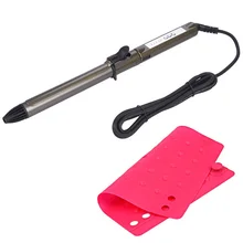 Интеллектуальный Контроль температуры бигуди отрицательные ионы Керлинг палочка ролик вьющиеся волосы инструменты+ термостойкие коврики для завивки