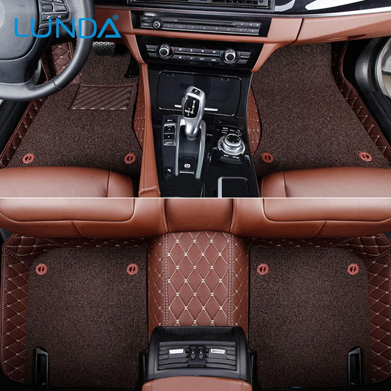 LUNDA пользовательские подходят автомобильные коврики для Lexus LX570 NX200 RX270/350 CT200 ES GS IS