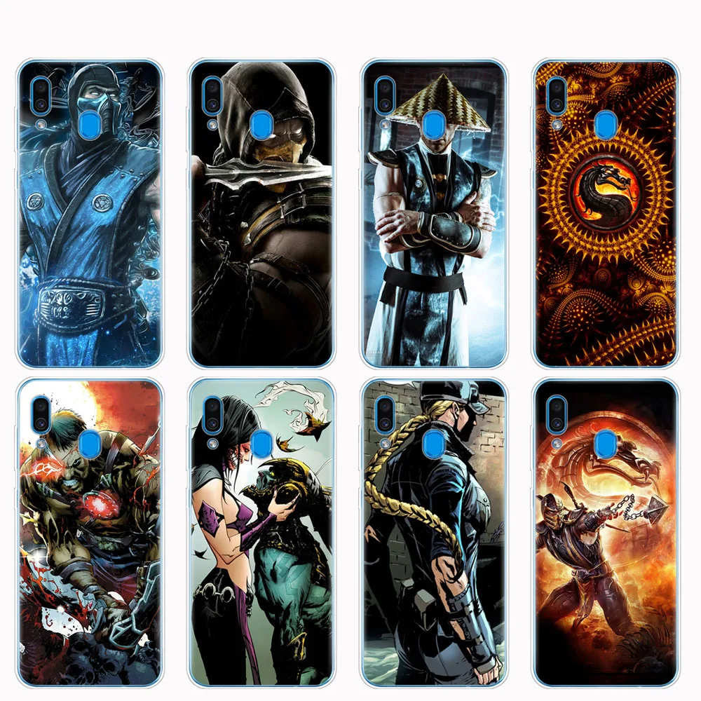 Чехол для Samsung A50 чехол Galaxy A60 A10 A30 A40 A70 A 50 2019 A9 A7 2018 Scorpion Zero Sub Mortal Kombat|Бамперы| |