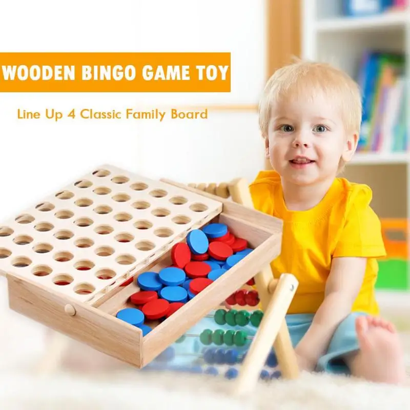 Деревянная игрушка для игры в бинго, Классическая Семейная Игра, забавная интеллектуальная кретивная обучающая игрушка для детей, детские подарки для мальчиков и девочек