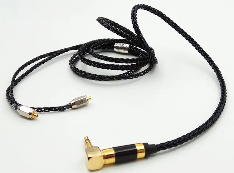 

diy upgrade cable single crystal copper silver plated wire se535 im50 tf10 UE18