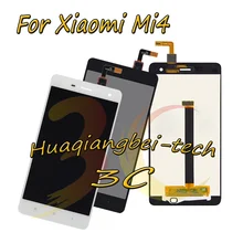 Продажа 5.0 »новых черный/белый цвет для сяо Mi 4 M4 Mi 4 полный ЖК-дисплей дисплей + Сенсорный экран планшета Ассамблеи 100% испытано отслеживания