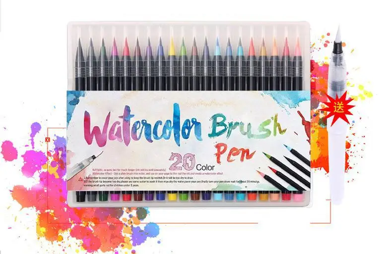 Sailor Water Color Marker Shikiori 20 Colors Set Colorful Pen 255400000 for sale online 