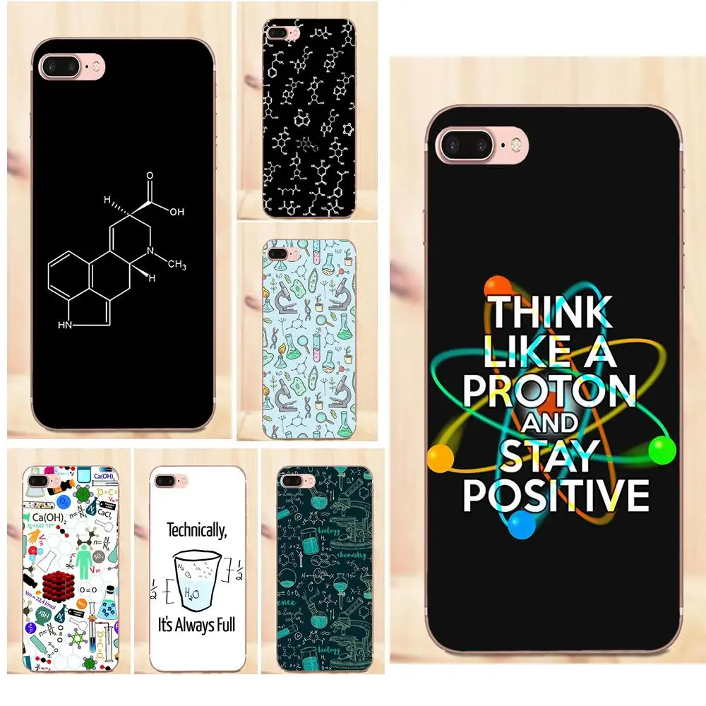 ТПУ чехол Биология и Химия для Apple iPhone 4 4S 5 5C 5S SE 6 6S 7 8 Plus X|Бамперы| |