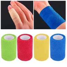 Hot 4.5m x 7.5cm Self-Adhering Bandage Wraps Elastic Adhesive First Aid Tape Waterproof and breathable new hot sale new
