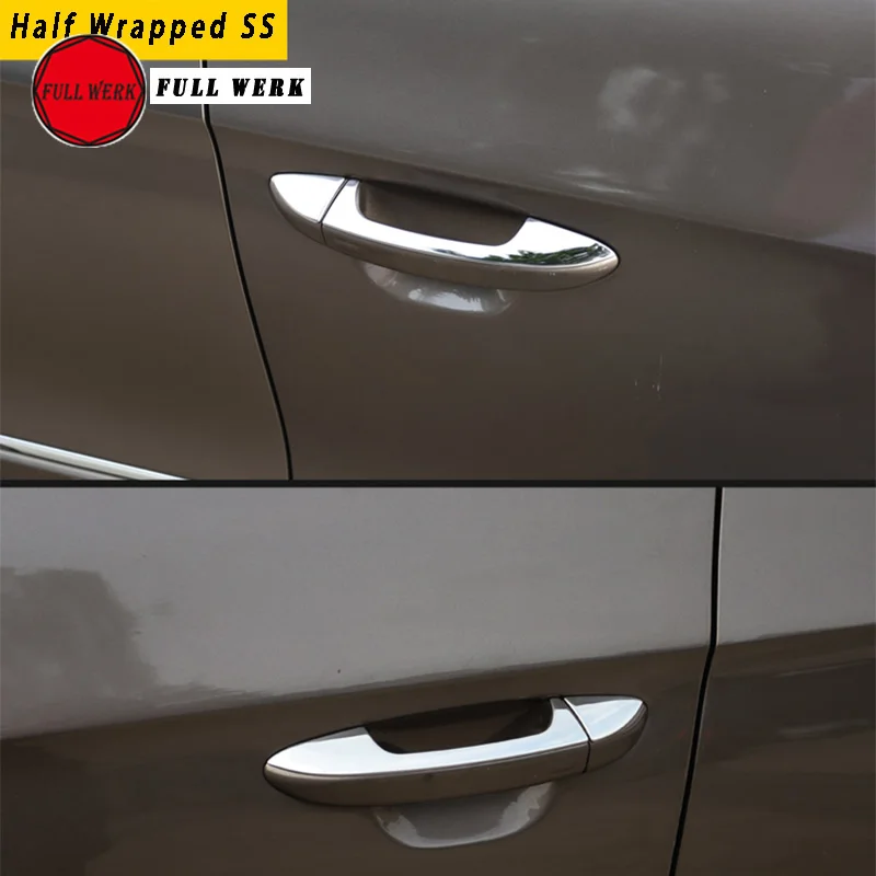 Stainless Steel Car Exterior Door Handle Cover Trim Plate Sticker for VW Volkswagen CC 2013-2018 Decoration Accessories | Автомобили и