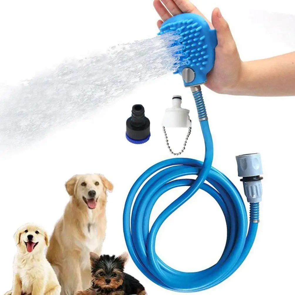 Pet Dog Special Comb Bathing Cleaner Bath Sprayers Shower Tool Pet Massage Bathing Brush Pet