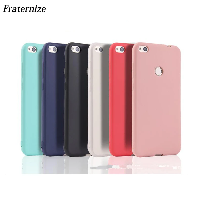 Candy Colors TPU Rubber Silicone Case For Huawei P10 P9 Plus P8 Lite 2017 Nova 2 2S Y3 Y5 Y6 Matte Frosted Soft Cover |