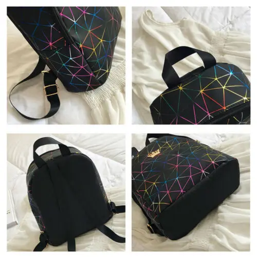  Women Mini Backpack PU Leather Shoulder School Rucksack Ladies Girls Bagpack Bags Travel Bag Women  - 33026269046