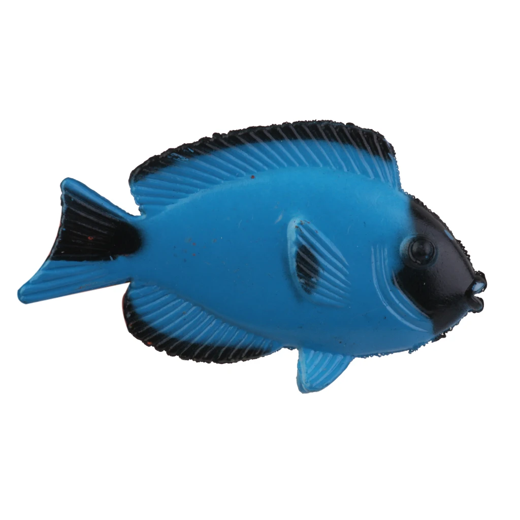 12x Plastic Tropical Angel Fish Sea Animal Kids Party Toys Aquarium Ornament