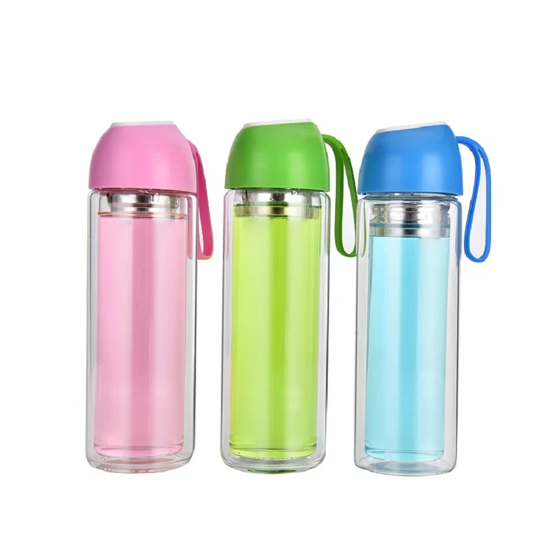 bottled joy gym water bottle dringking garrafa with Cover my glass | Дом и сад
