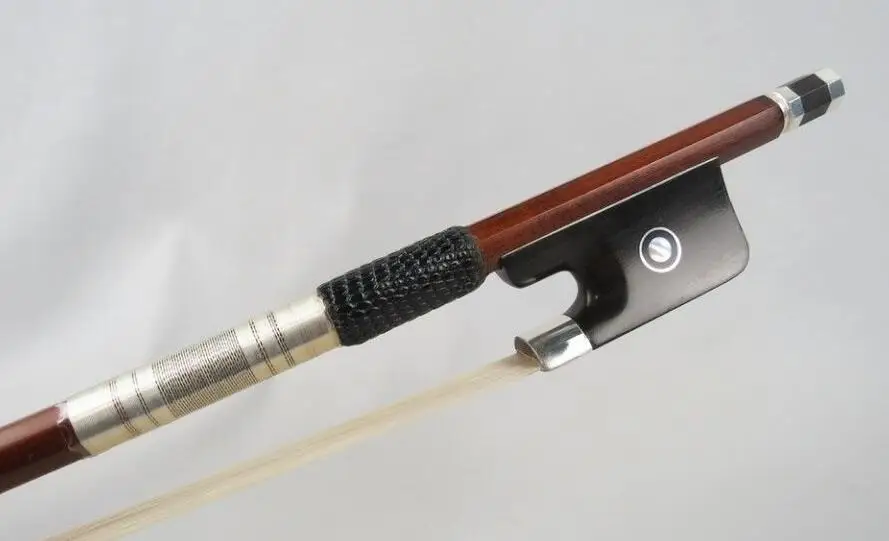 

1pcs Best Professional master Pernambuco 4/4 cello bow,silver parts
