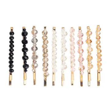 

Bling Crystal Hairpins Headwear forWomen Girls Rhinestone Hair Clips Pins Barrette Styling Tools Accessories