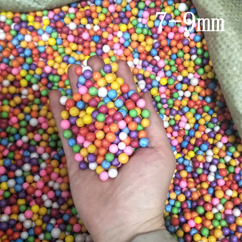 500g Slime Balls For Floam Filler DIY Snow Mud Particles Small Tiny Foam Beads Accessories | Игрушки и хобби
