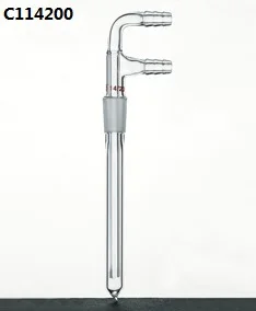 

C114200: synthware,Condenser, Cold Finger, With Drip Tip, Joint:24/40, Length Below Joint:200mm. Hose O.D.:10mm
