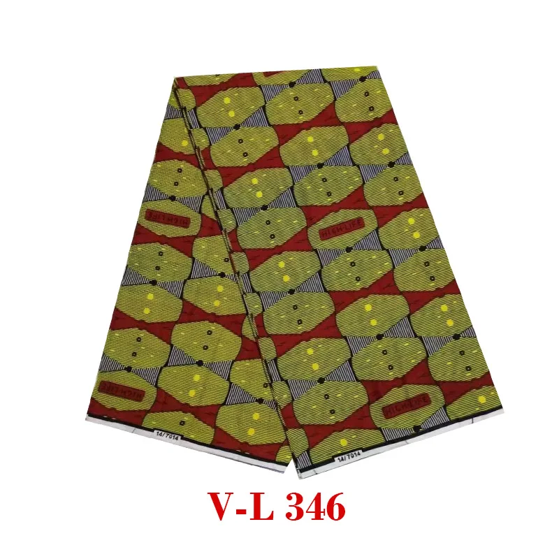 

2019 High quality Batik wax african wax dutch block soft and breathable material hot sale for woman dress V-L 346