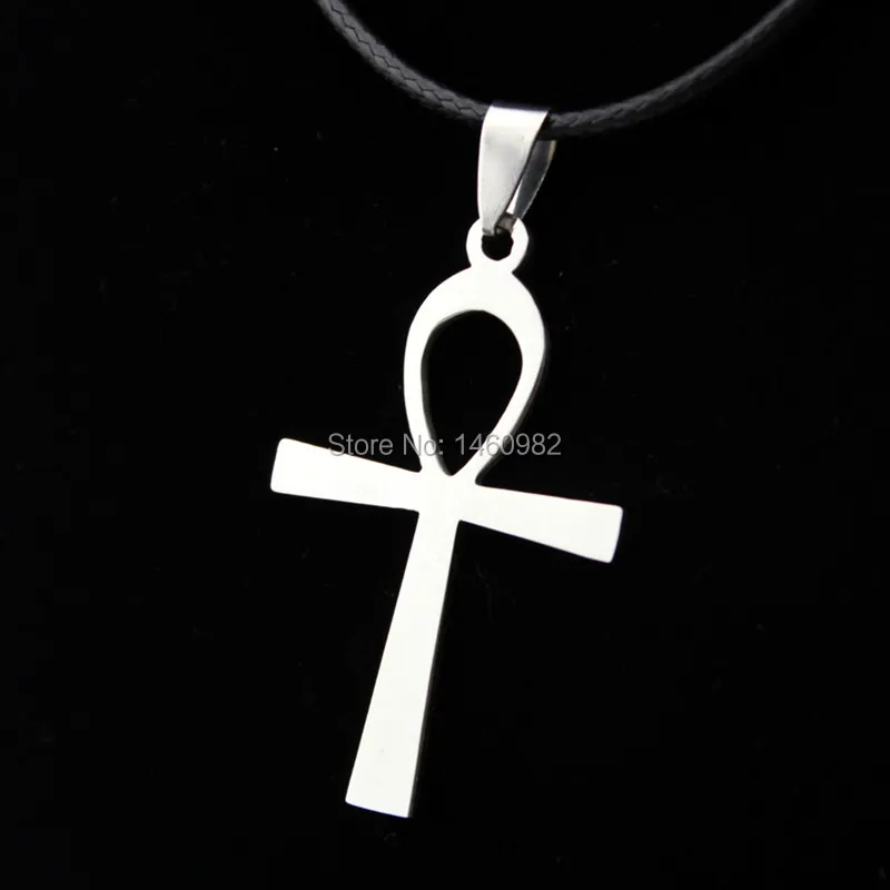 

Men Women's Egypt mysterious symbol Stainless Steel Ankh Pendant Necklace Amulet Gift YN540