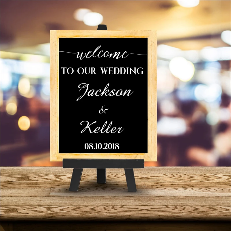 Wedding Welcome Decal