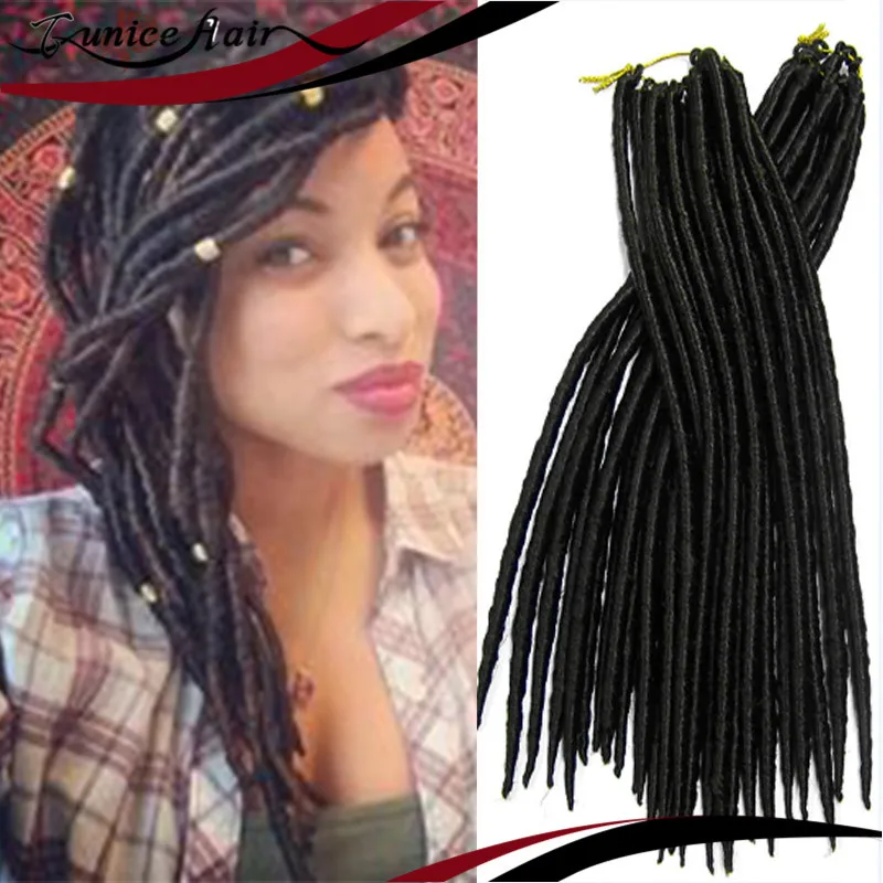 Sisterlocks Crochet Braiding Hair Faux Locs Synthetic Women