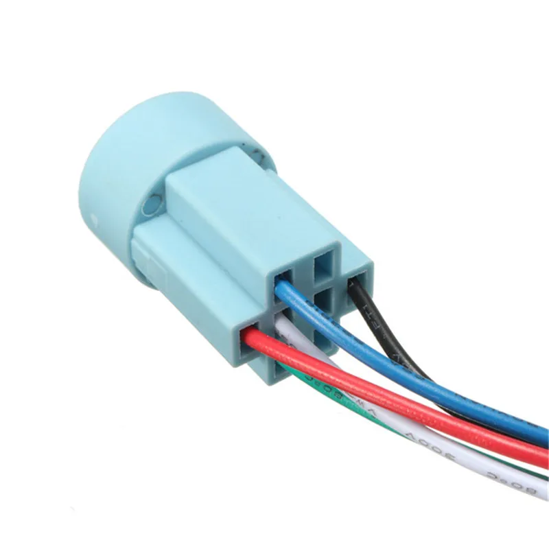 1Pc Socket Plug For 16mm/19mm 5 Pin Metal LED Push Buttons Switch Wire Socket Connector