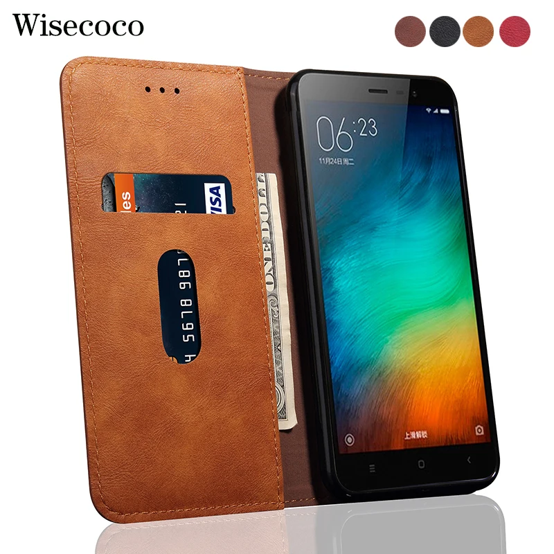 melhor Do Caso da aleta Para Xiao mi mi mi Vermelho Nota 3 Estande Carteira de Couro de Luxo Vermelho Note3 Slot Para Cartão Tampa Do Telefone casos Para Xao mi mi Vermelho Nota 3