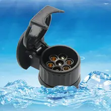 12 В 13 до 7 Пластик Медь шпильки автомобиля штепсельная розетка в трейлере Электрический конвертер грузовик прицепы Разъем черный аксессуары для муфт