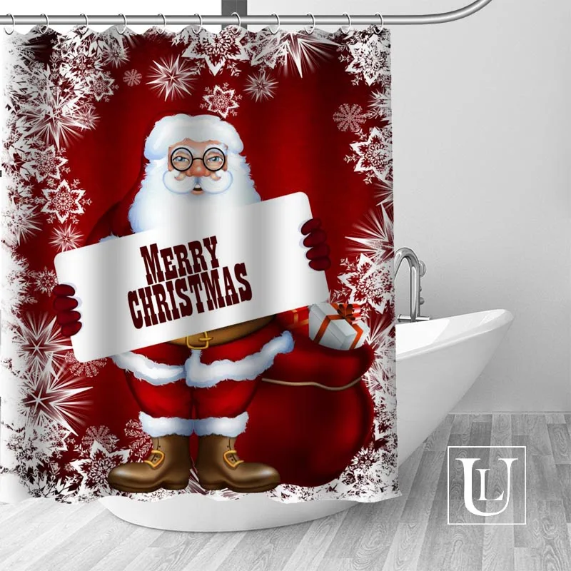 Пользовательские merry Рождественский занавес Современная тканевая для душа занавеска ванная комната Красивая занавеска s Ванна Декор полиэстер ткань водонепроницаемый - Цвет: 13 Shower Curtain